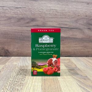 Ahmad Tea Zielona herbata o smaku Malinowo- Granatowym 20 trb