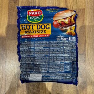 Pavo Hot Dog Parówki 1kg.