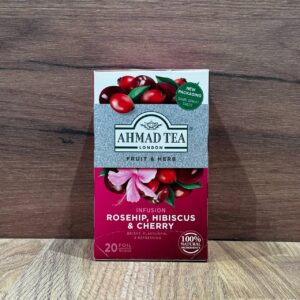 Ahmad Tea Napar Dzika Róża, Hibiskus i Czereśnia 40g.