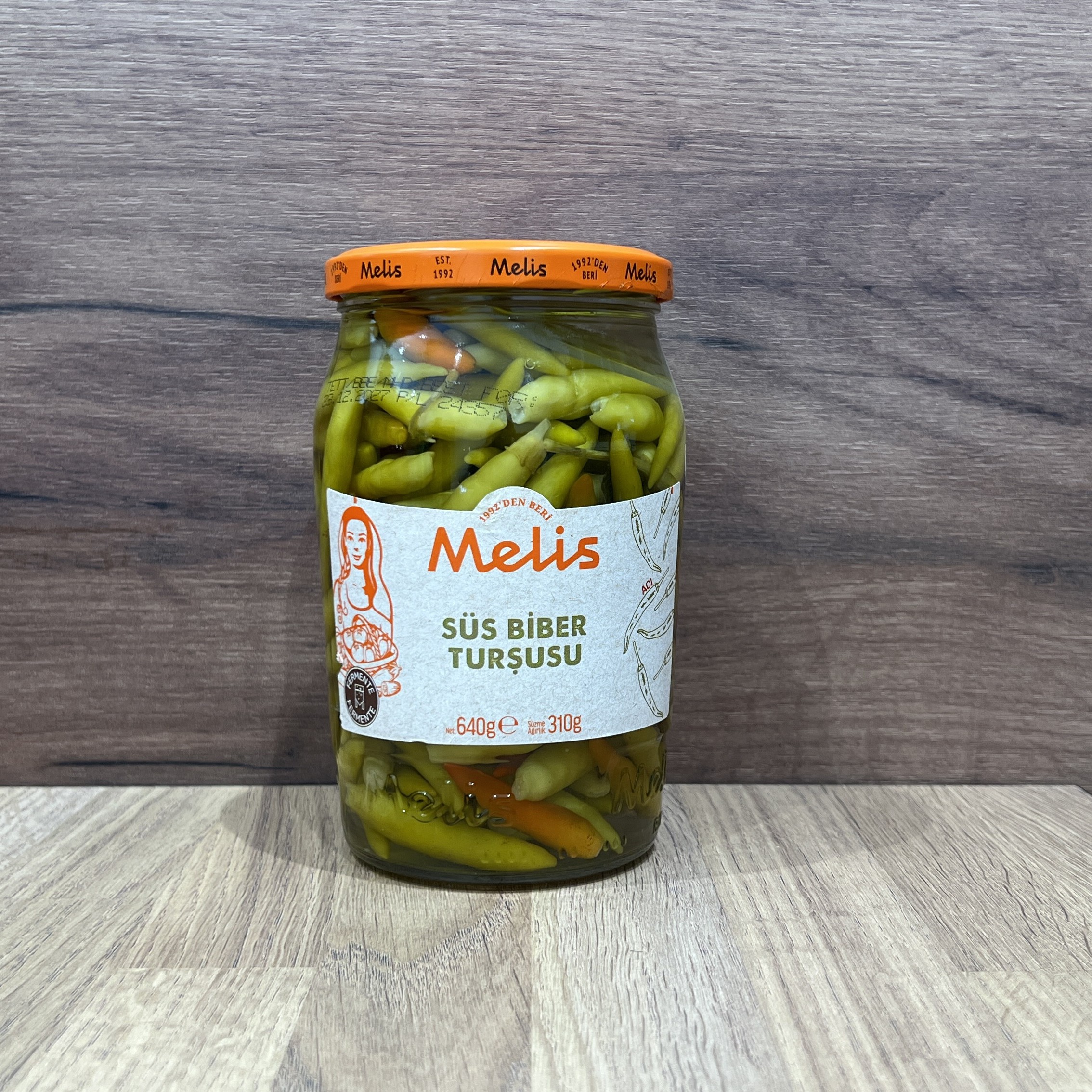 Melis papryka zielona ostra 640g